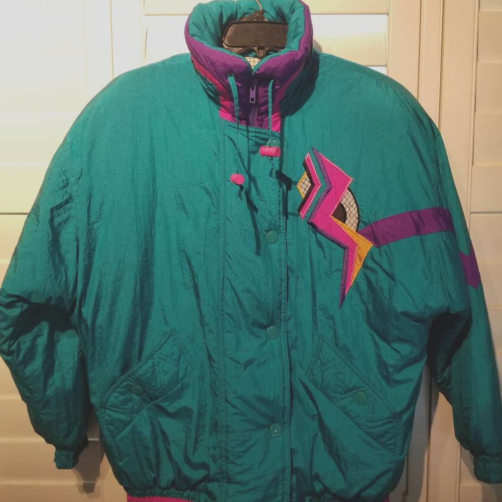 Vintage 80’s IZZI Puffy Ski Jacket, Small